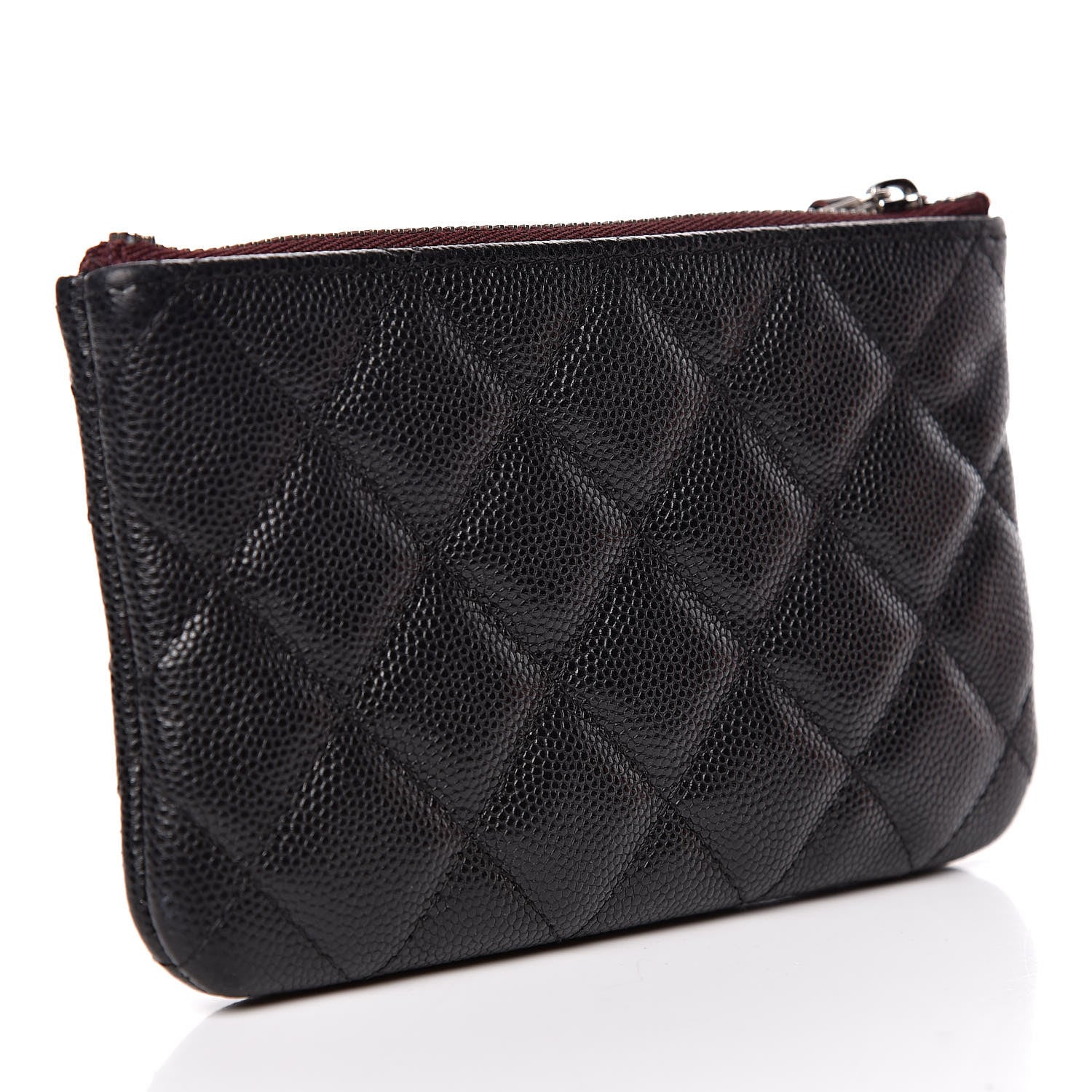 Chanel Caviar Quilted Small Cosmetic Case Black 3 of 8