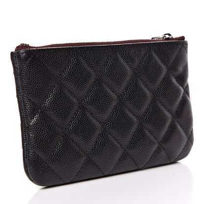 Chanel Caviar Quilted Small Cosmetic Case Black 3 of 8
