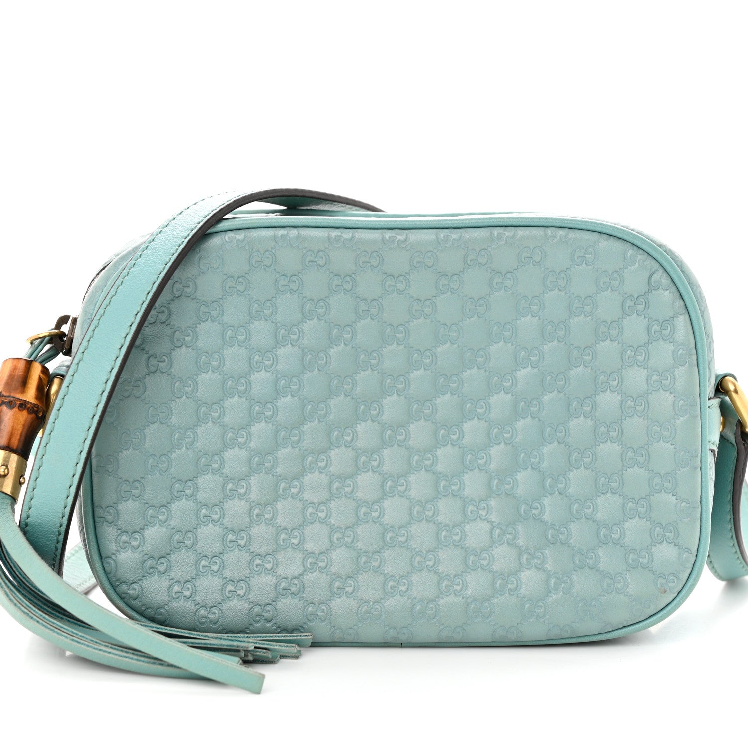 Gucci Soft Microguccissima Sunshine Disco Crossbody Bag Blue 8 of 10