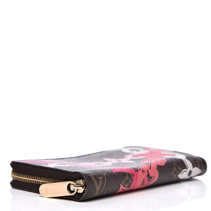 Louis Vuitton Monogram Bay Zippy Wallet Rose Ballerine Poppy 3 of 11