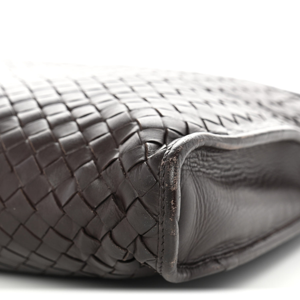 Calfskin Leggero Intrecciato Briefcase Ebano