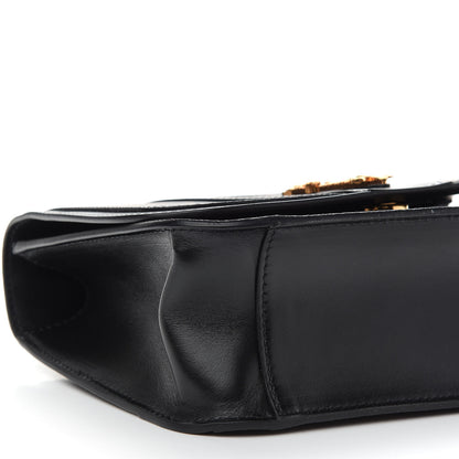 Versace Coated Canvas La Greca Signature Shoulder Bag Black 7 of 8