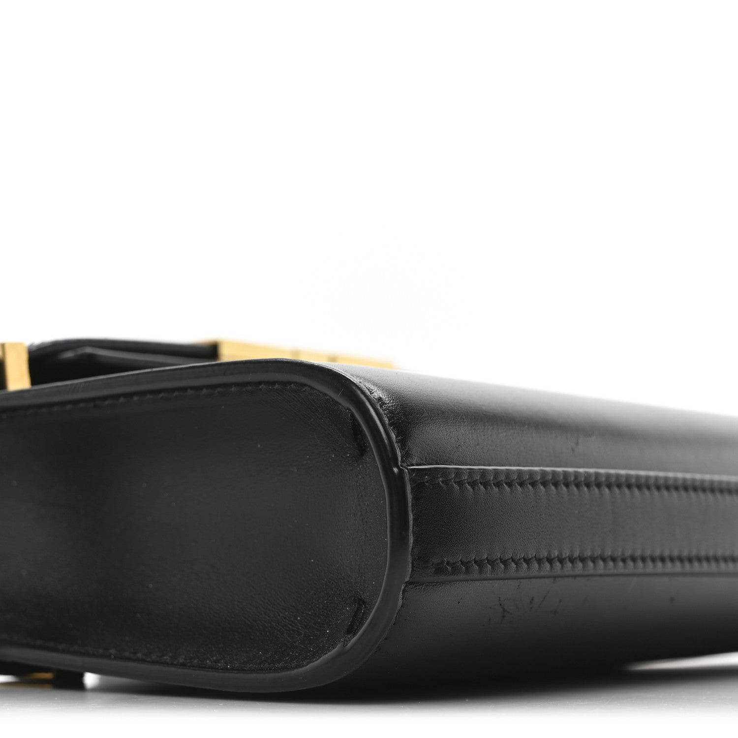 Saint Laurent Smooth Calfskin Mini Manhattan Shoulder Bag Black 8 of 9