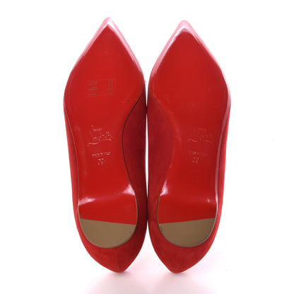 Christian Louboutin Veau Velours Gwalior Flats 39 Red 5 of 7