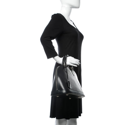 Louis Vuitton Epi Alma PM Black 2 of 8