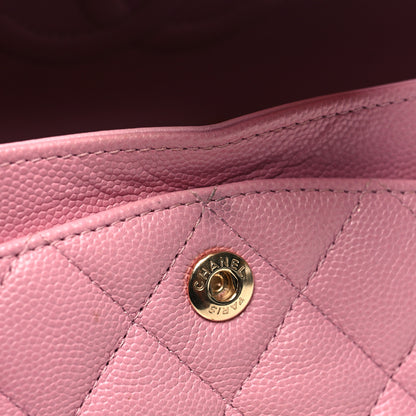 Chanel Caviar Quilted Small Double Flap Pink 11 of 11