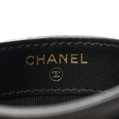Chanel Lambskin Crocodile Embossed 2.55 Reissue Card Holder Black Gold 6 of 9