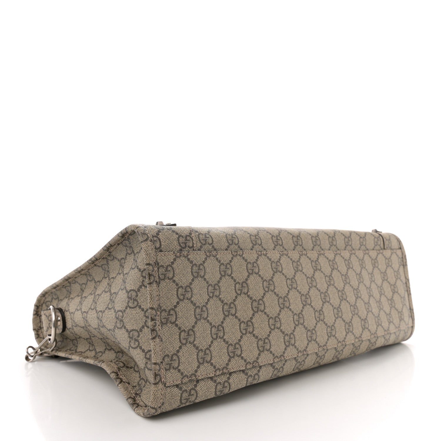Balenciaga X GUCCI GG Supreme Monogram Neo Classic Silver Hardware City Beige Ebony 5 of 12