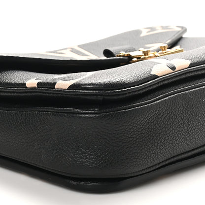 Louis Vuitton Empreinte Monogram Giant Pochette Metis Black Beige 8 of 9
