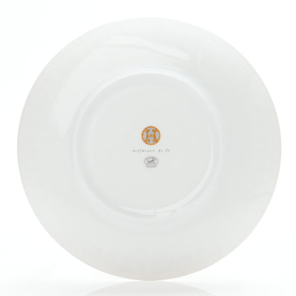 Hermes Porcelain Mosaique au 24 Dessert Plate 8.3 2 of 3