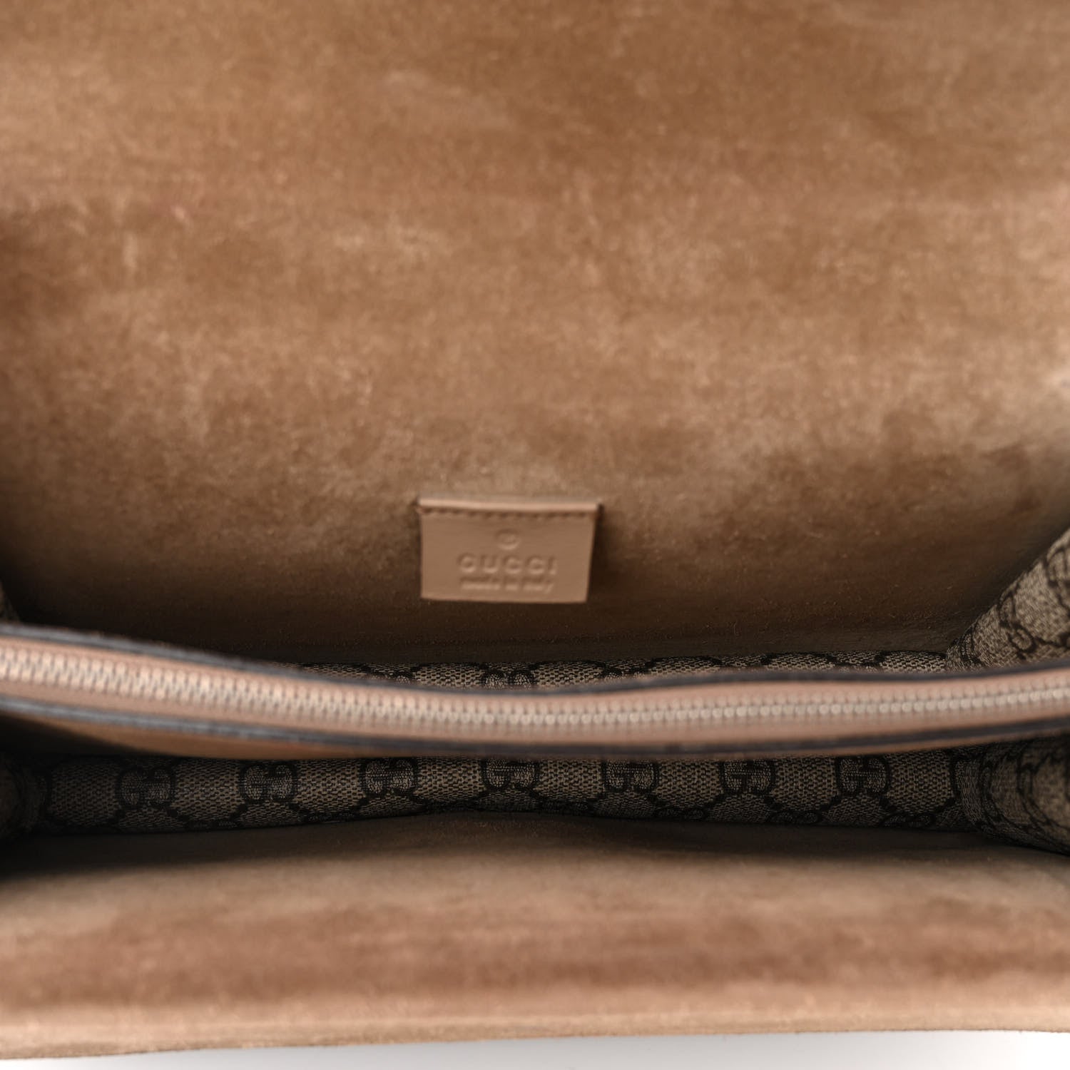Gucci GG Supreme Monogram Small Dionysus Shoulder Bag Taupe 5 of 11