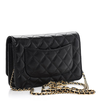 Chanel Caviar Quilted Miss Coco Wallet On Chain WOC Black 3 of 9