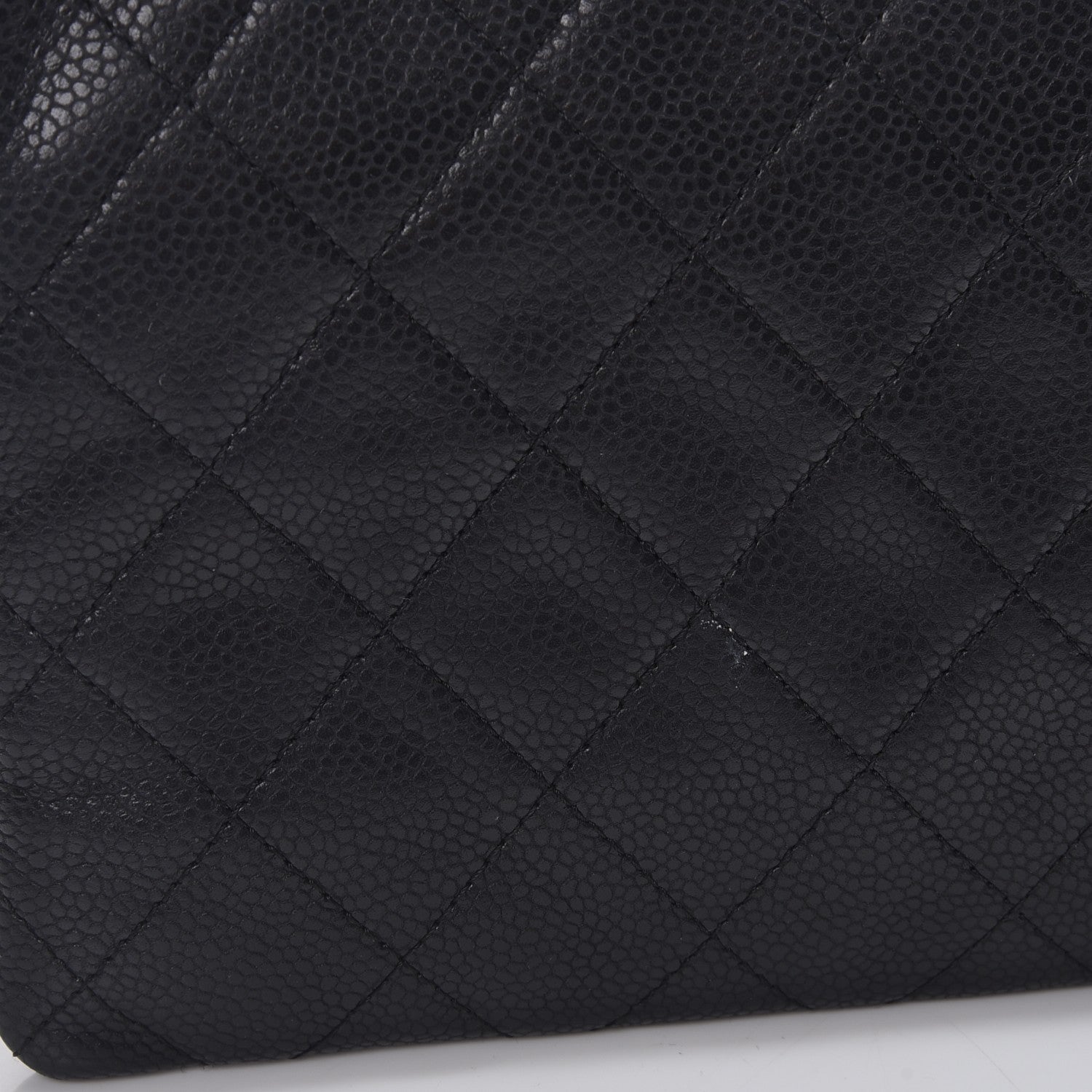 Chanel Caviar Quilted CC Beauty Clutch Black 9 of 9
