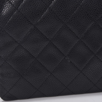 Chanel Caviar Quilted CC Beauty Clutch Black 9 of 9