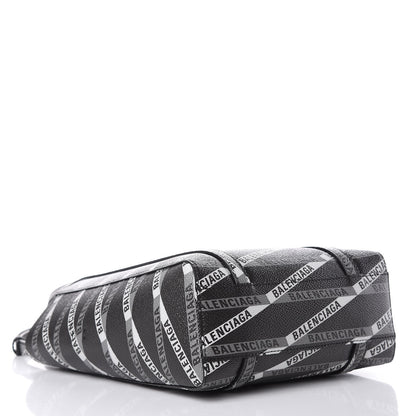 Balenciaga Coated Canvas Losange Monogram XXS Tote Black Grey 4 of 7