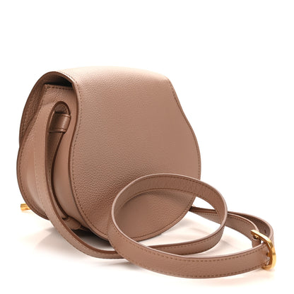 Chloe Grained Calfskin Small Marcie Saddle Bag Woodrose 3 of 8