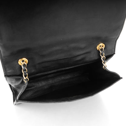 Chanel Lambskin Quilted CC Small Single Flap Black 5 of 10