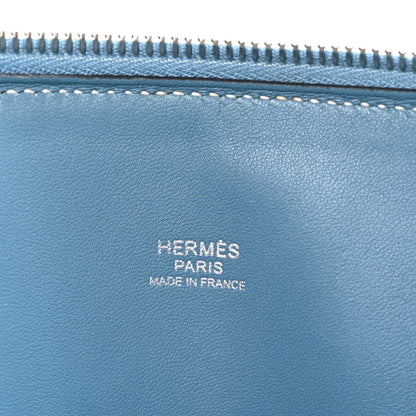 Hermes Taurillon Clemence Bolide 31 Blue Jean 6 of 10