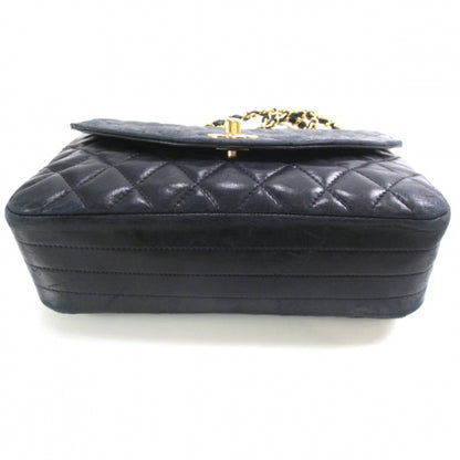 Chanel Lambskin Quilted Small Flap Navy 4 of 14