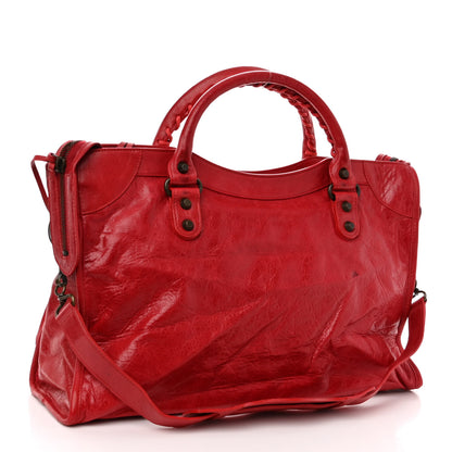 Balenciaga Agneau Classic Hardware City Coquelicot 3 of 12