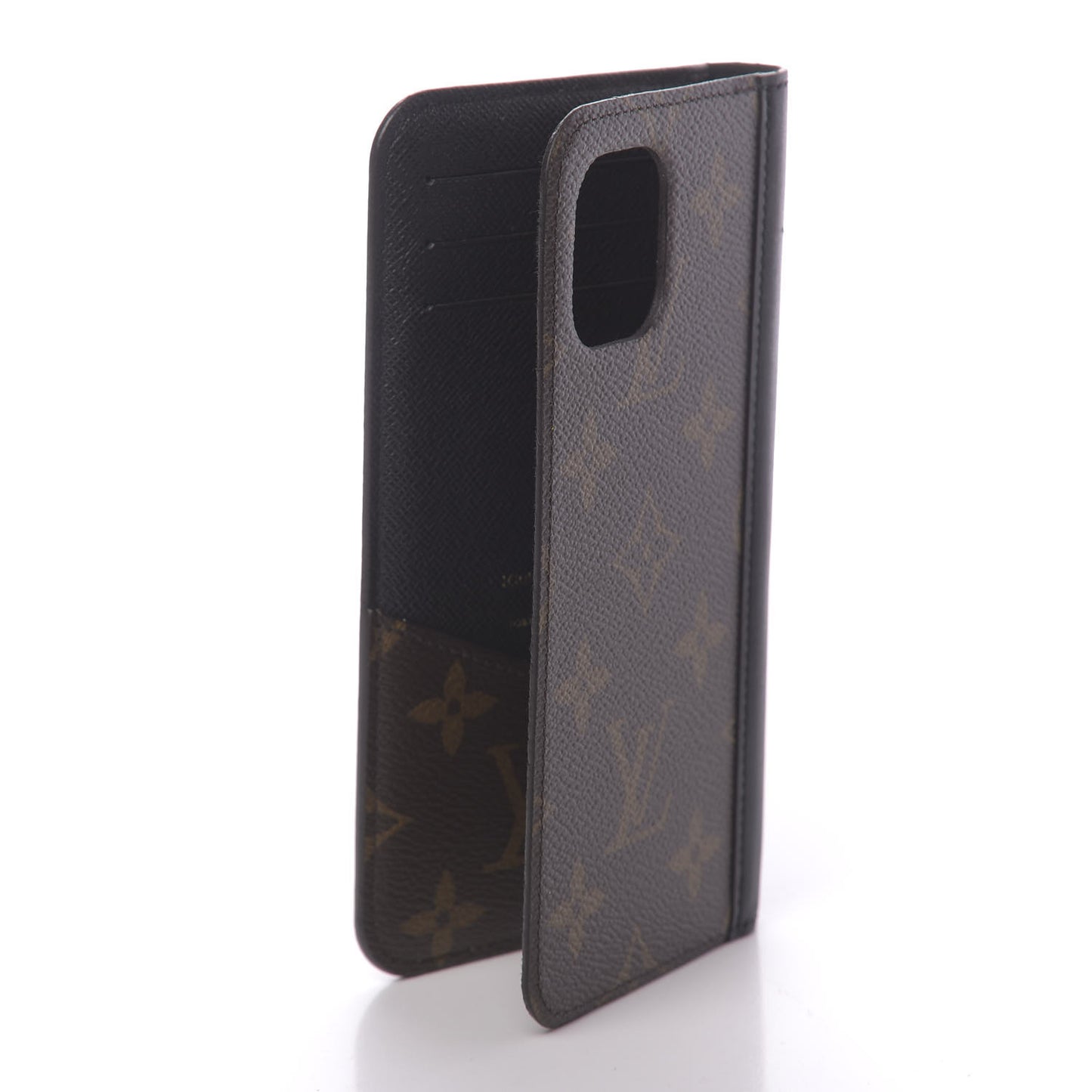 Monogram iPhone 11 Folio Case Black