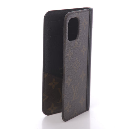 Louis Vuitton Monogram iPhone 11 Folio Case Black 3 of 9