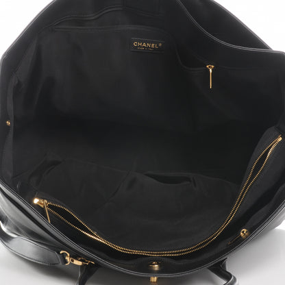 Chanel Calfskin XL Cerf Tote Black 5 of 7