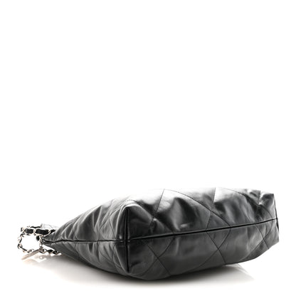 Chanel Shiny Calfskin Quilted Small Chanel 22 Black 4 of 10