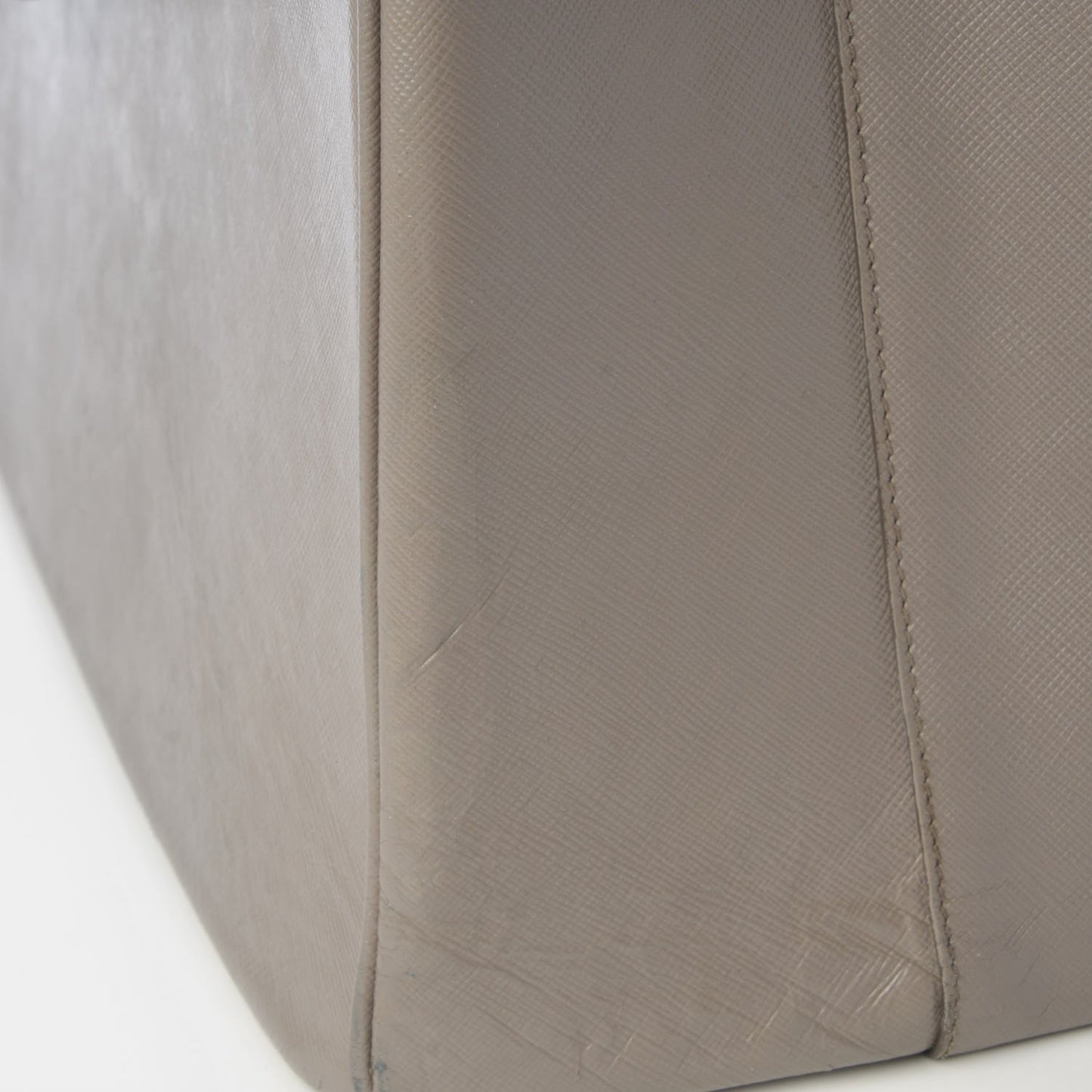Saffiano Lux Extra Large Galleria Double Zip Tote Argilla