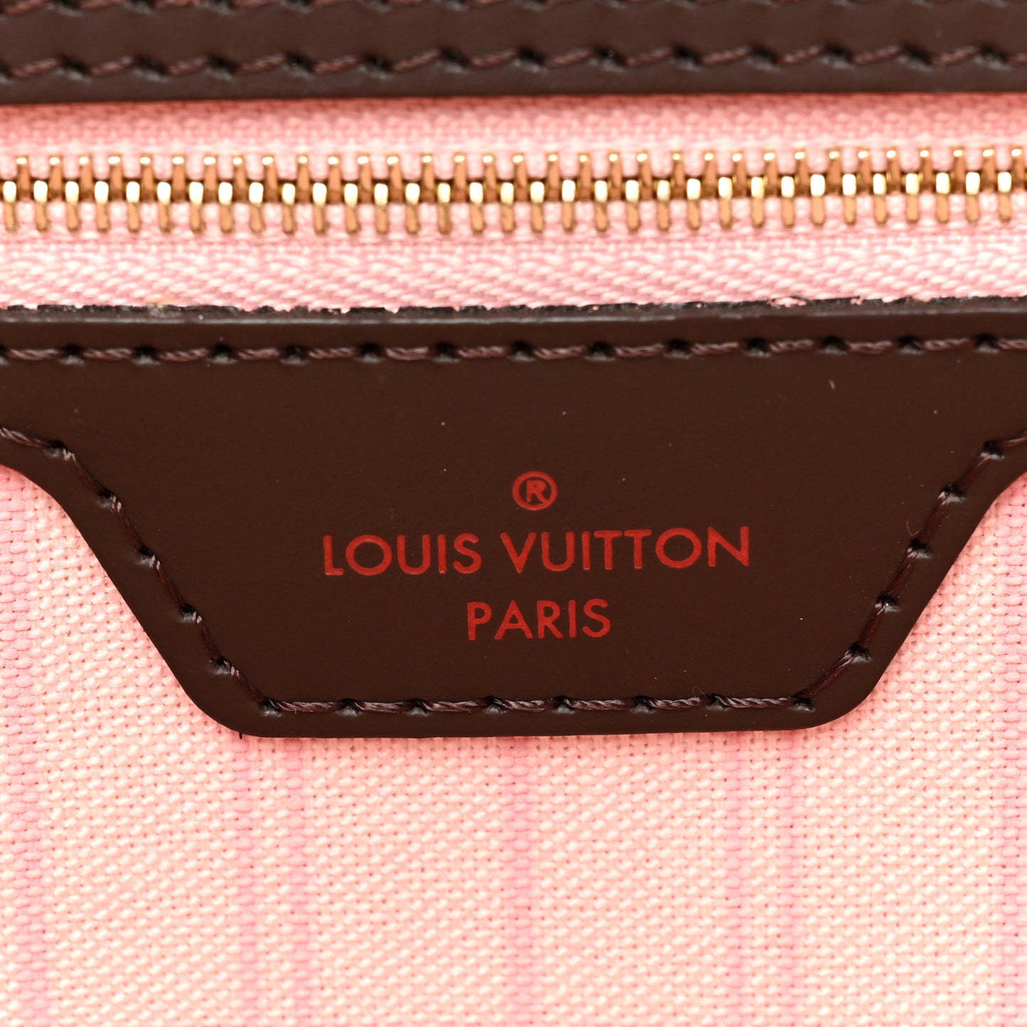 Damier Ebene Neo Neverfull MM Rose Ballerine
