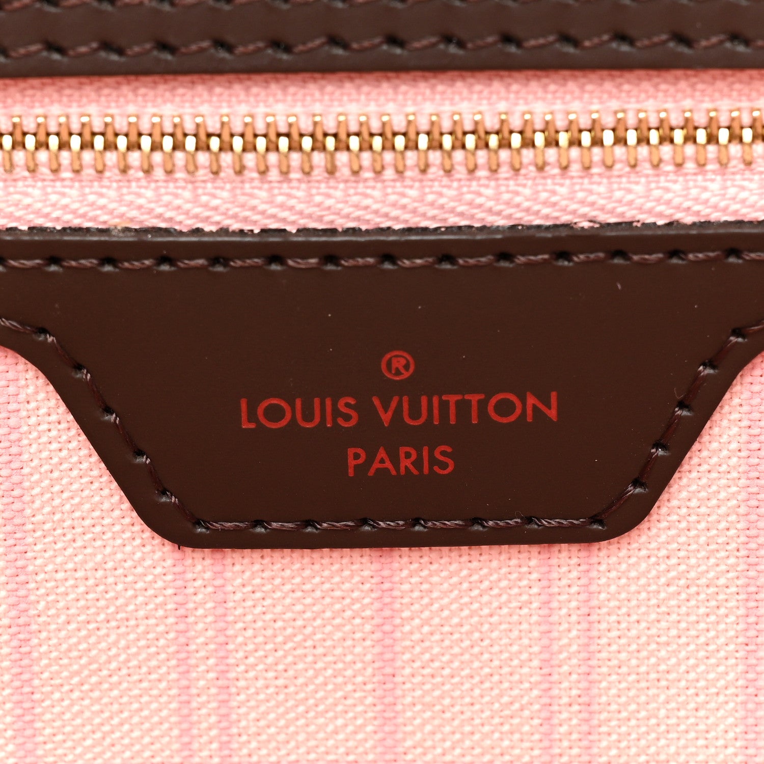 Louis Vuitton Damier Ebene Neo Neverfull MM Rose Ballerine 6 of 15