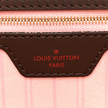 Louis Vuitton Damier Ebene Neo Neverfull MM Rose Ballerine 6 of 15