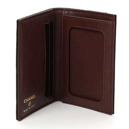 Chanel Lambskin Quilted Card Holder Wallet Black 3 of 7