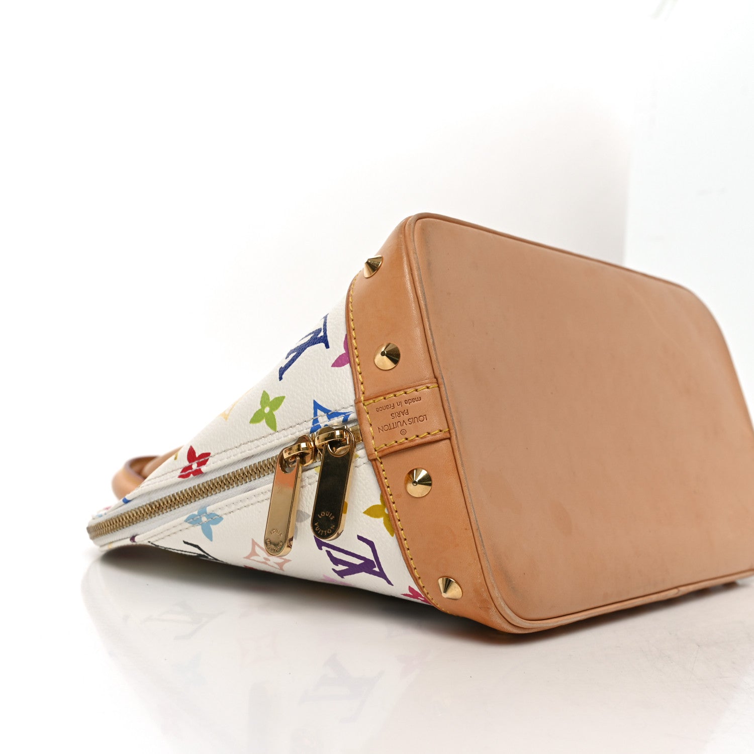 Louis Vuitton Monogram Multicolor Alma White 9 of 10