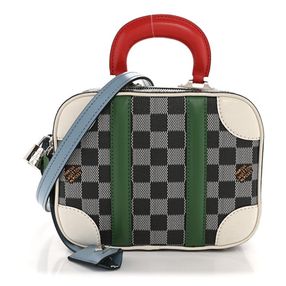 Louis Vuitton Damier Valisette BB Black White 1 of 11