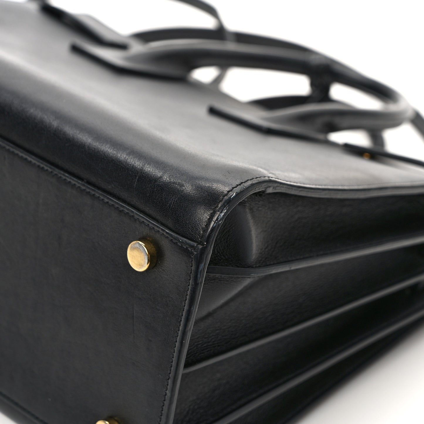 Calfskin Small Sac De Jour Black