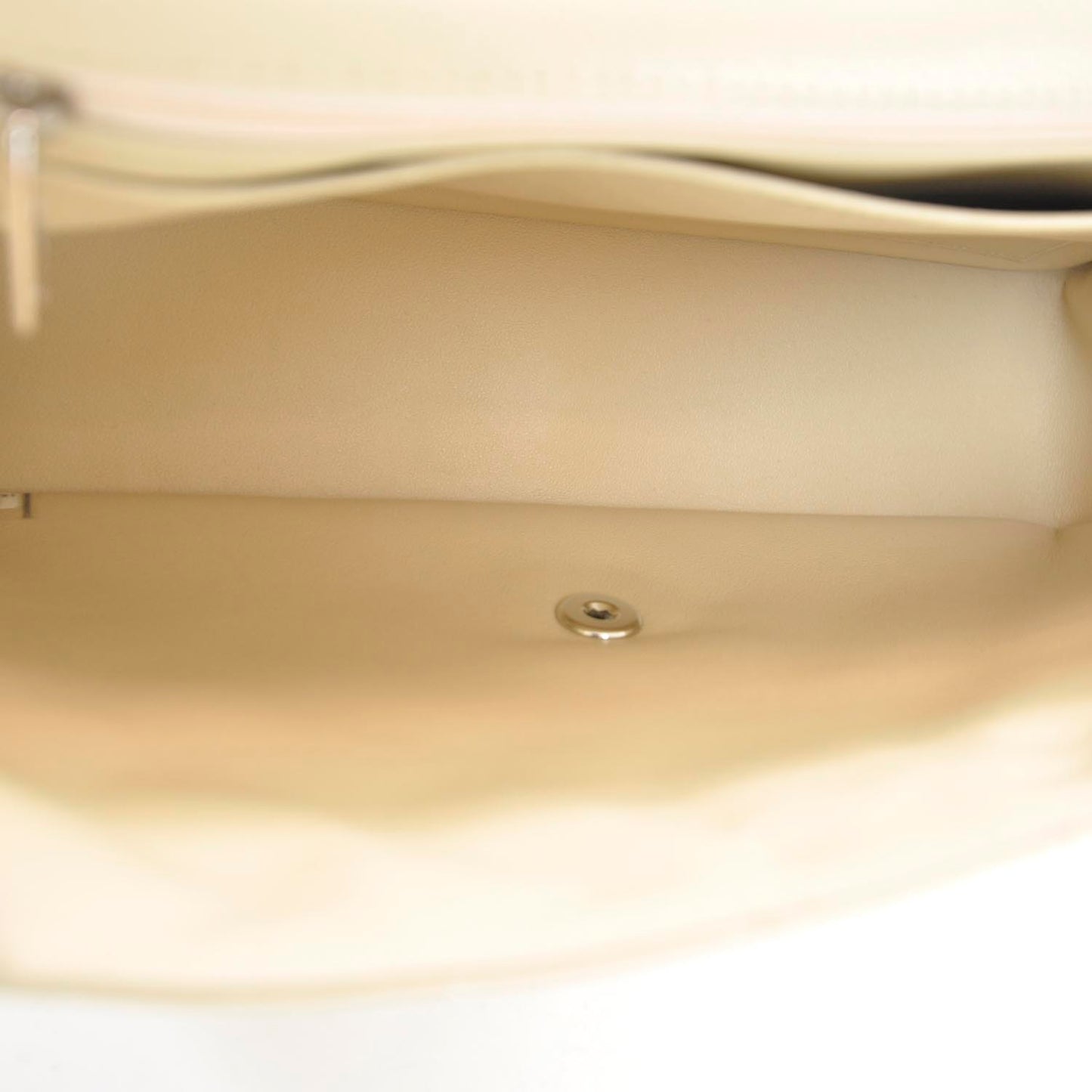 Caviar Jumbo Single Flap Beige Clair