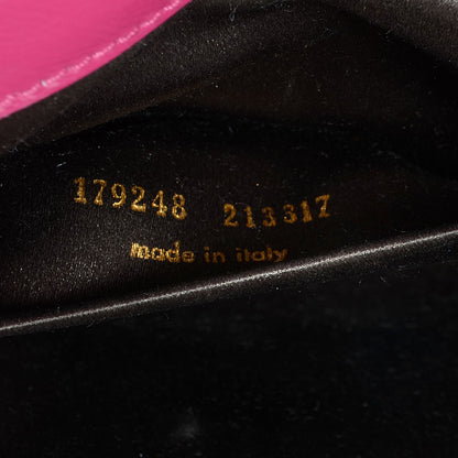 Saint Laurent Textured Patent Small Belle de Jour Clutch Fuchsia 7 of 7
