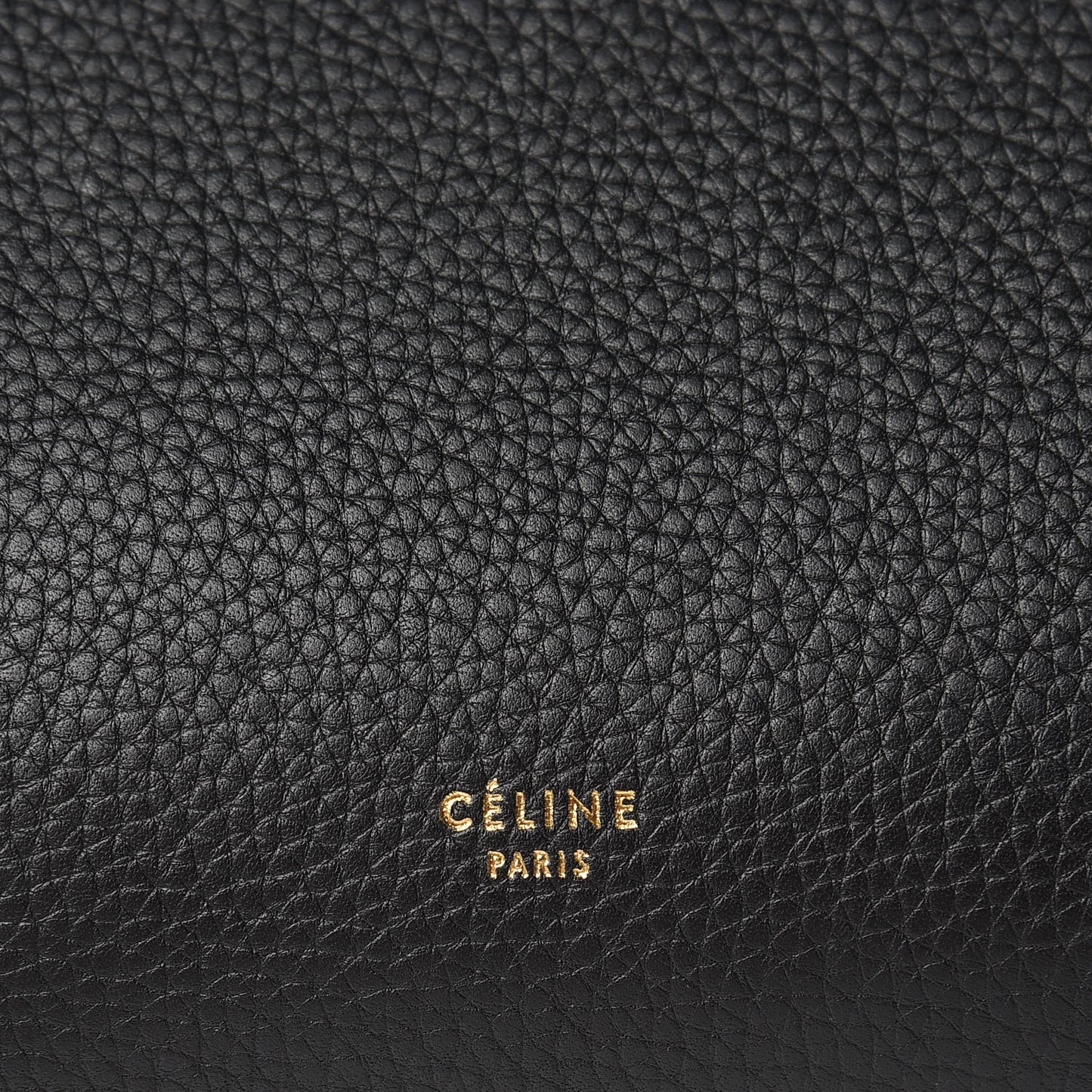 Grained Calfskin Mini Belt Bag Black