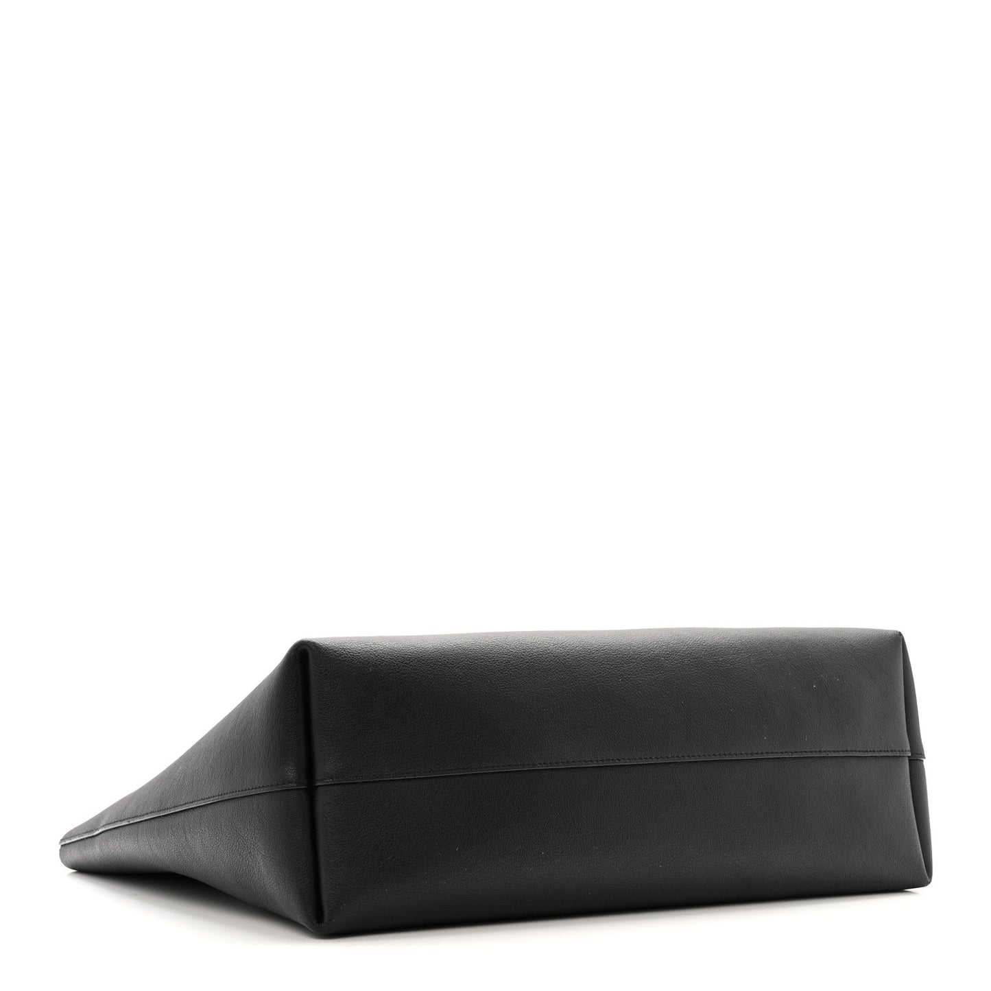 Calfskin Large Shopping Tote Black