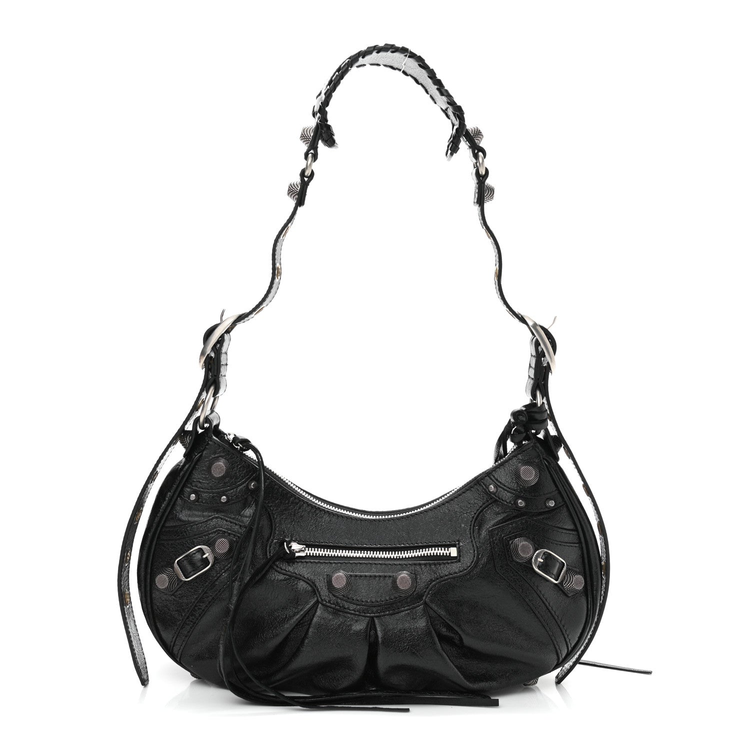 Balenciaga Agneau Arena Small Le Cagole Shoulder Bag Black 3 of 11