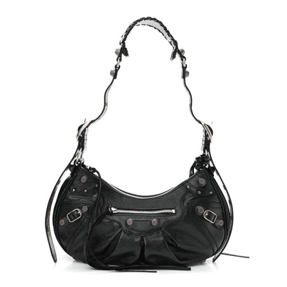 Balenciaga Agneau Arena Small Le Cagole Shoulder Bag Black 3 of 11