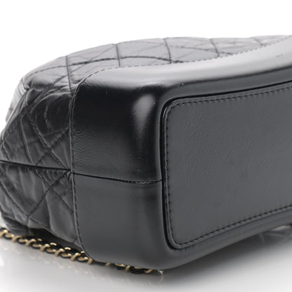 Chanel Aged Calfskin Quilted Small Gabrielle Backpack Black 9 of 13