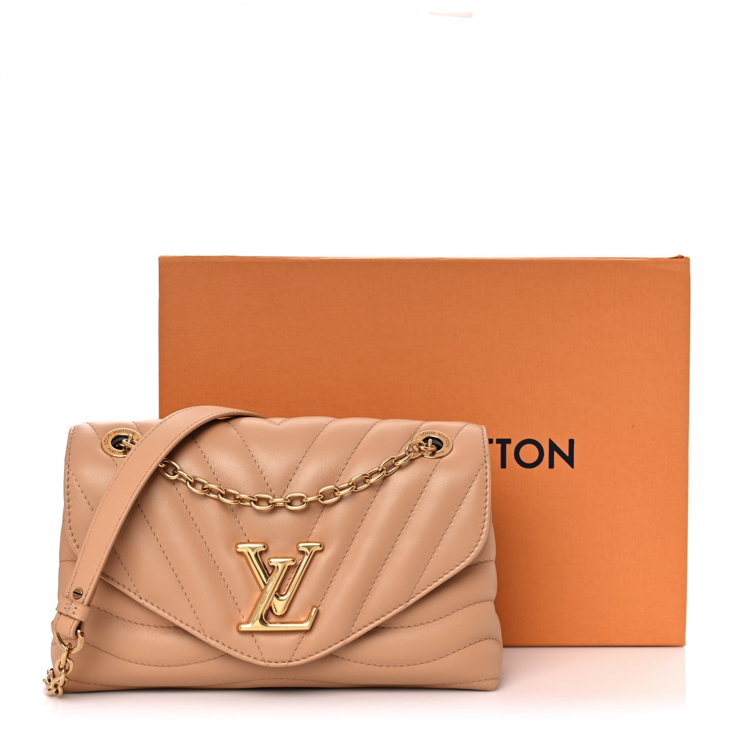 Calfskin LV New Wave Chain Bag Arizona