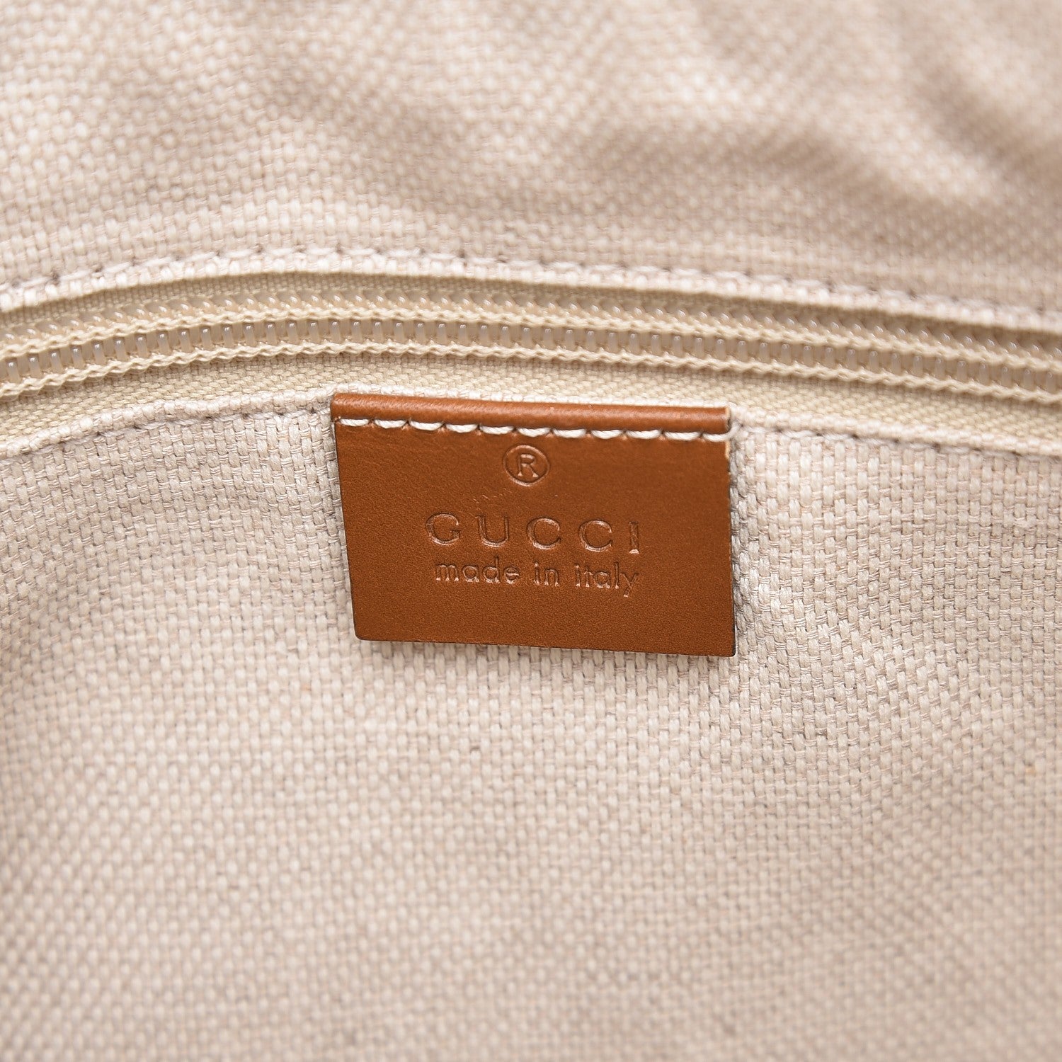 Gucci Monogram Medium Half Moon Hobo Brown 6 of 7
