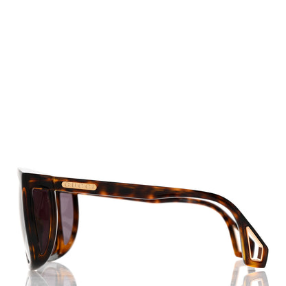 Gucci Acetate Shield Sunglasses GG0467S Havana 3 of 8