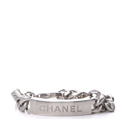 Chanel Chain ID CC Bracelet Silver 1 of 9
