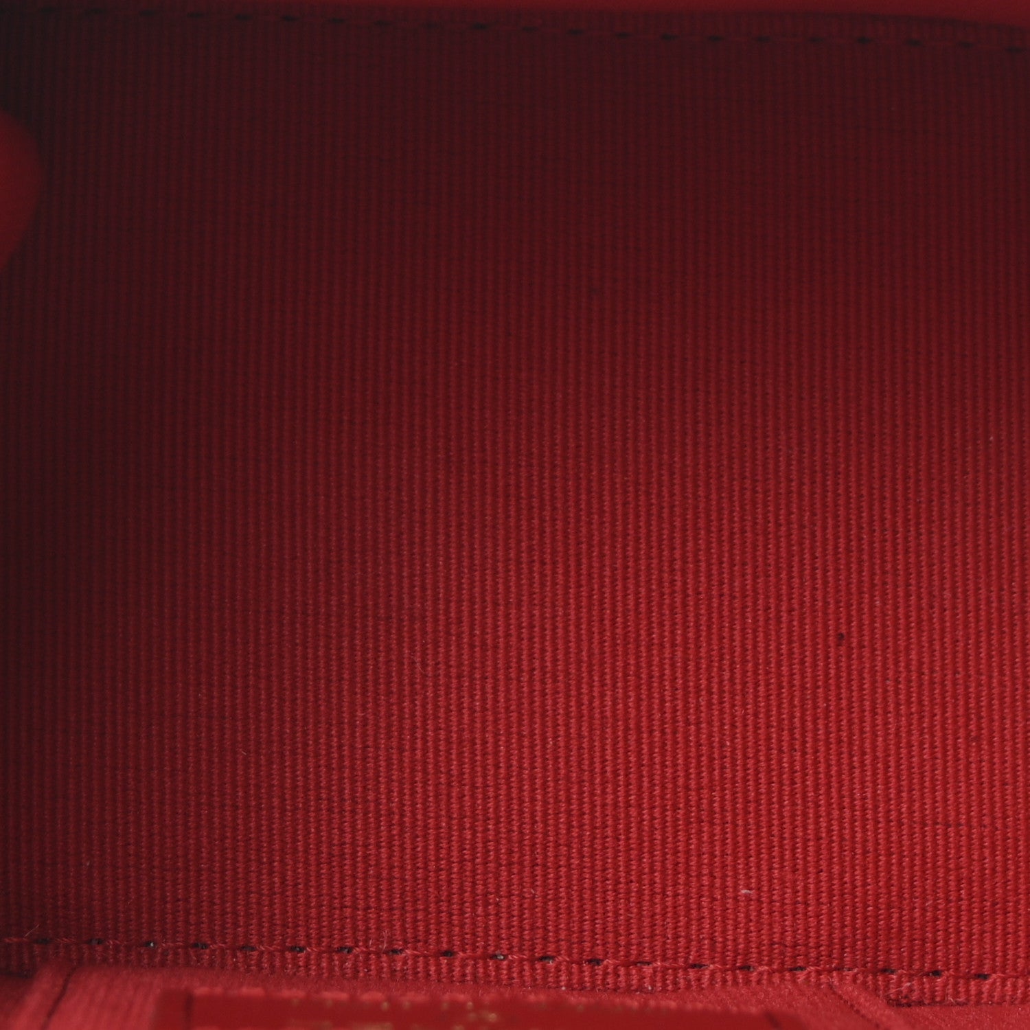 Chanel Caviar Quilted Mini Vanity Case With Chain Red 5 of 10