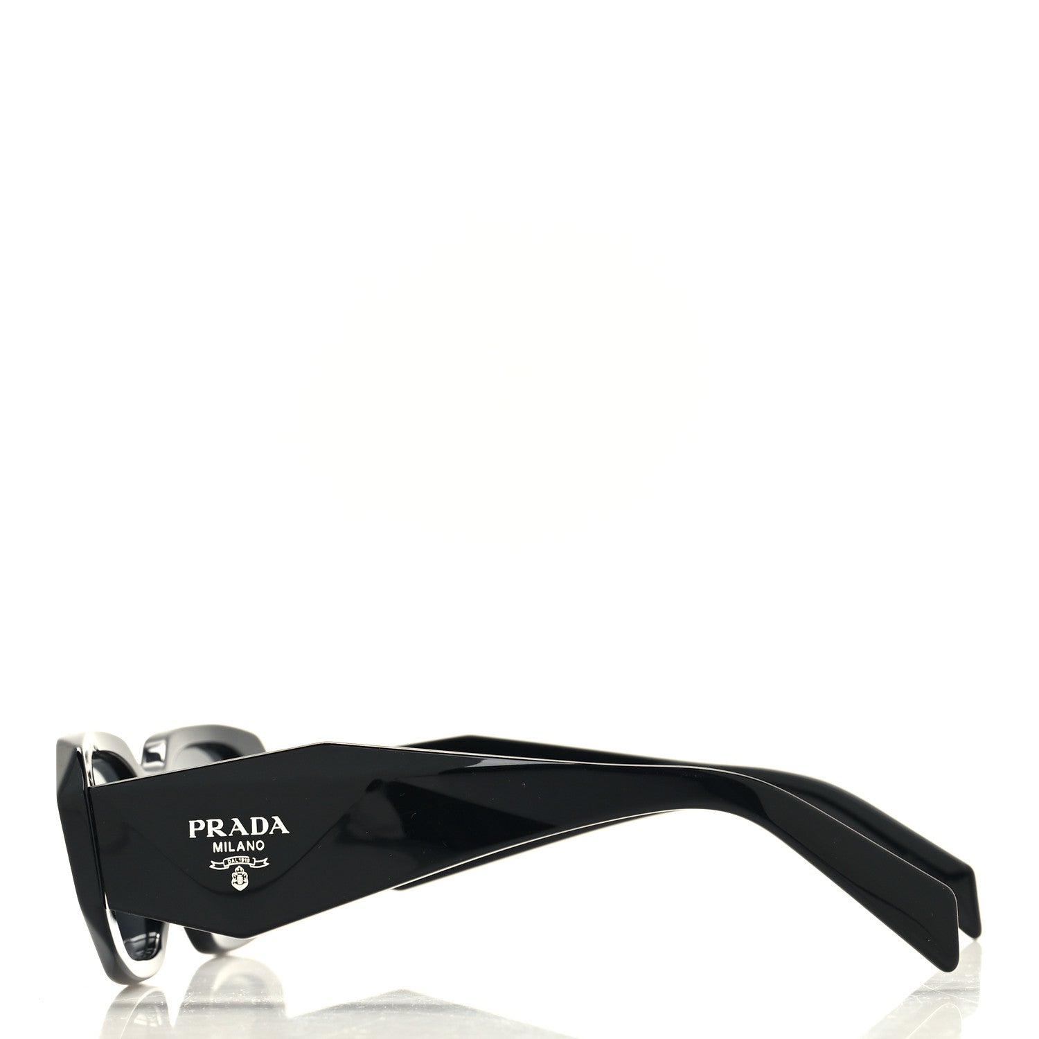 Prada Acetate Symbole Sunglasses SPR 17W Black 3 of 7