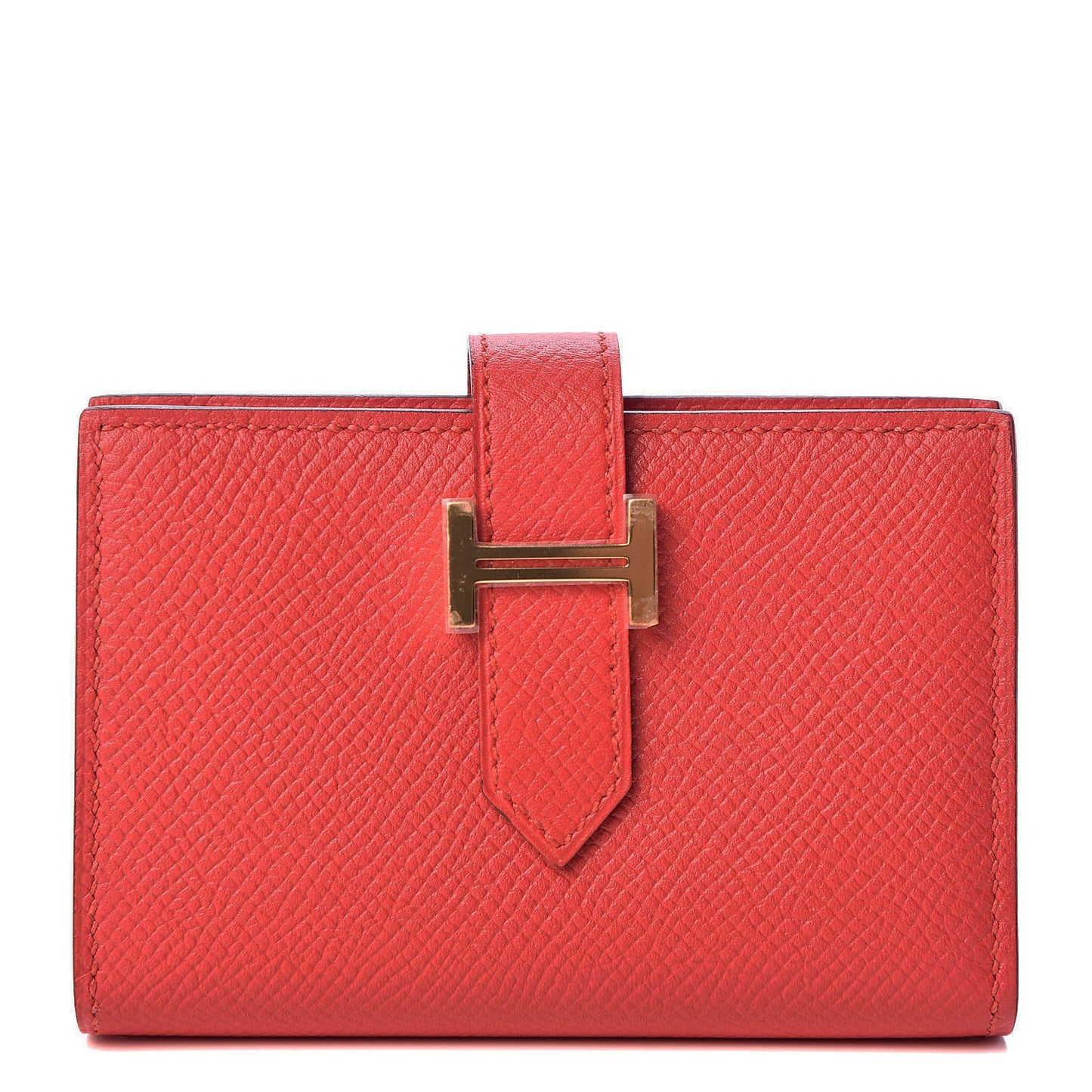 Epsom Bearn Card Holder Wallet Rouge Tomate